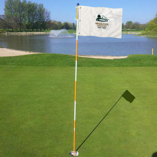 Fyon Whirlpool Golf Course Golf Pin Flag Banner Grommet
