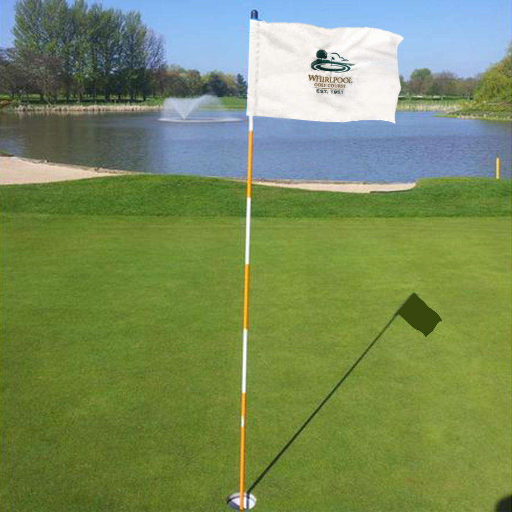 Fyon Whirlpool Golf Course Golf Pin Flag Banner
