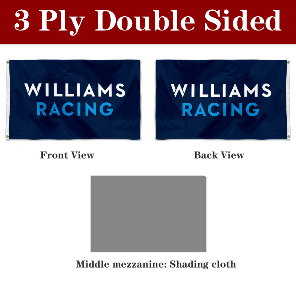 Fyon Williams Racing Grommet Flag Banner