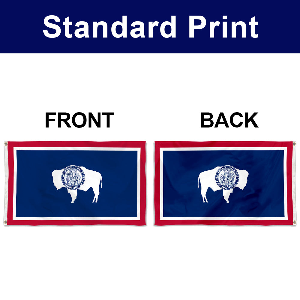 Fyon Wyoming Flag Banner