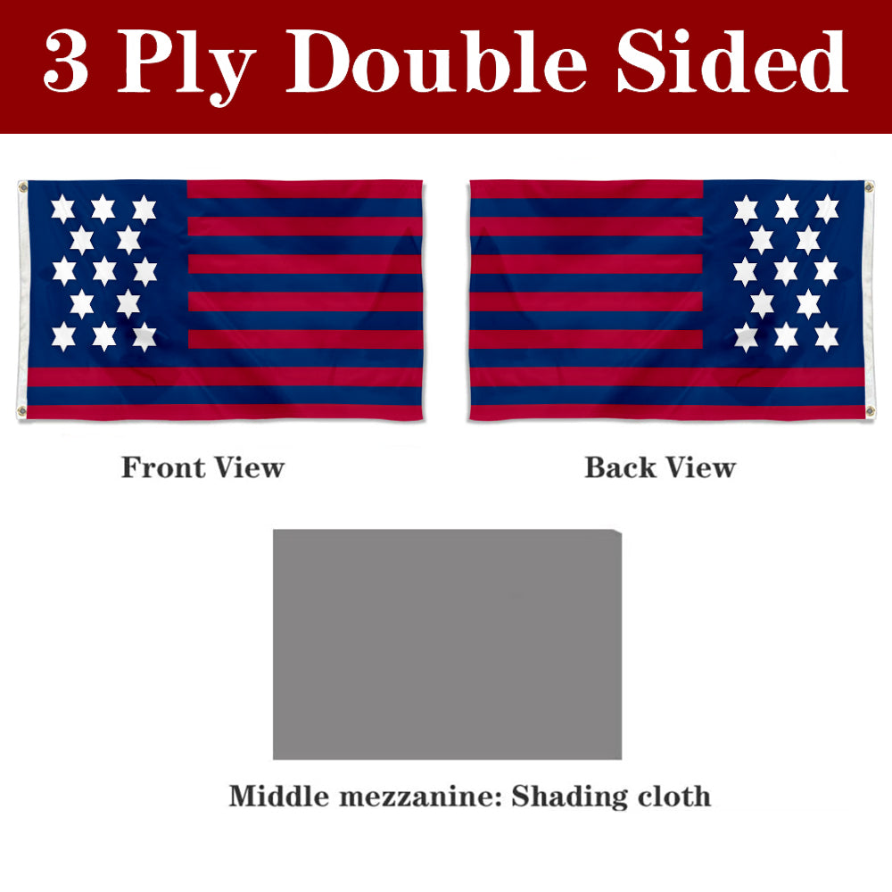 Fyon Yorktown Simcoe (U.S. 13 Star) Flag Banner