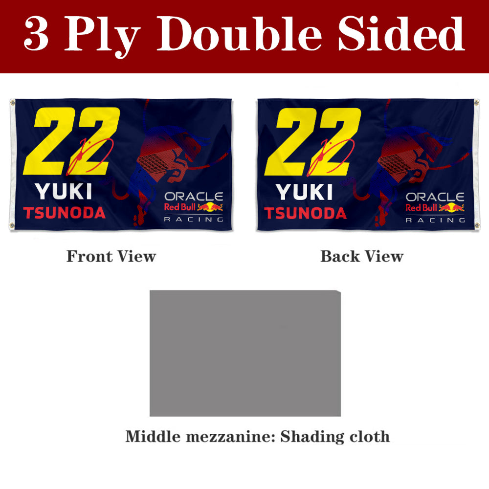Fyon Yuki Tsunoda 22# Flag Racing Flags Banner
