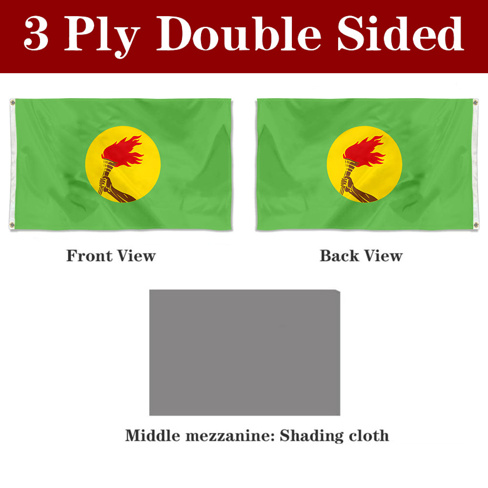 Fyon Double-sided Zaire(1971-1997) Flag Banner