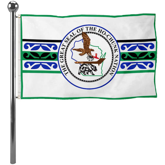 Fyon the Ho-Chunk Flag Banner