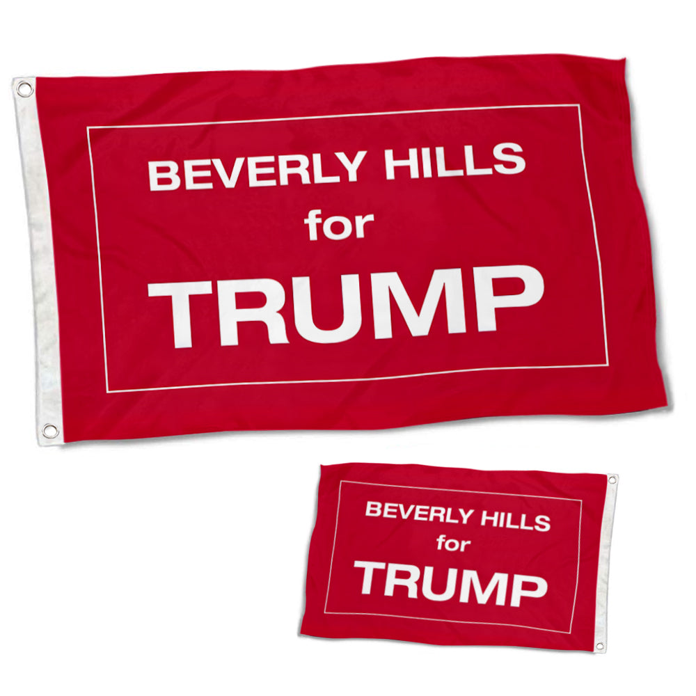 Fyon custom Flag - Beverly Hills For TRUMP