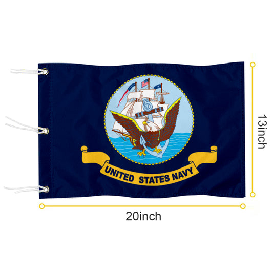 Fyon US Navy Standard Golf Pin Flag Banner Grommet