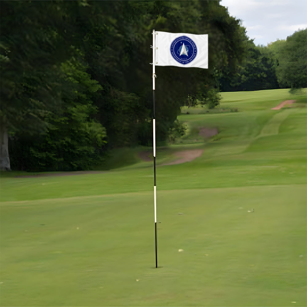 Fyon US Space Force Standard Golf Pin Flag Banner Grommet