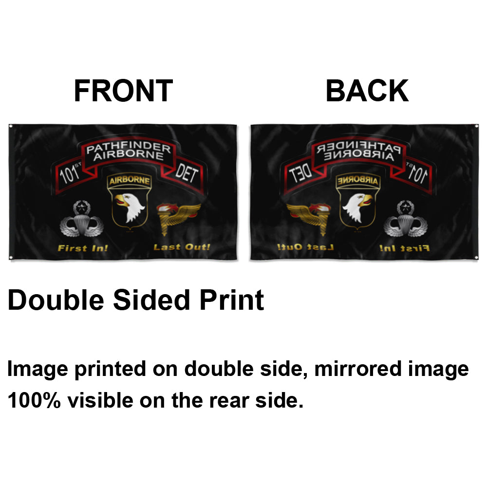 Fyon 101st Pathfinder DET Flag Indoor and outdoor banner