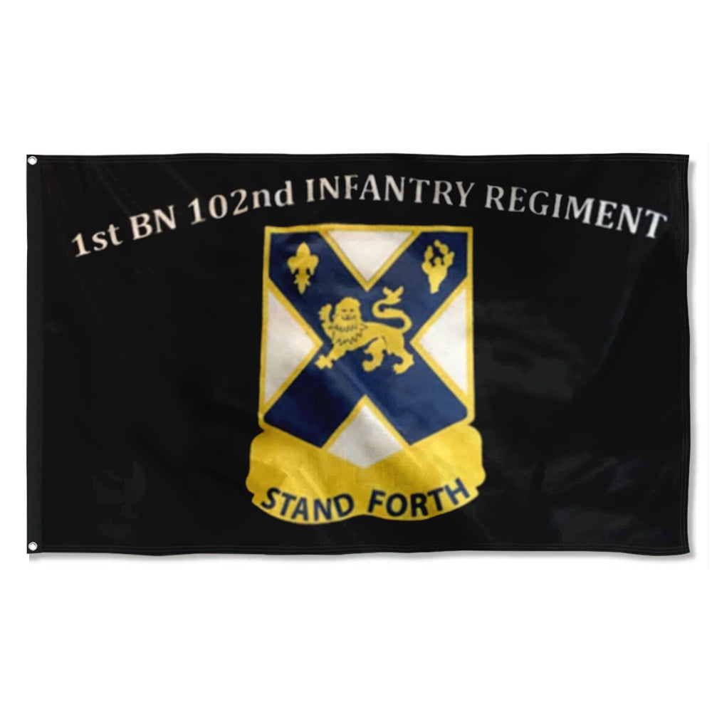 Fyon 102nd IN. Custom Guidon Flag Indoor and outdoor banner