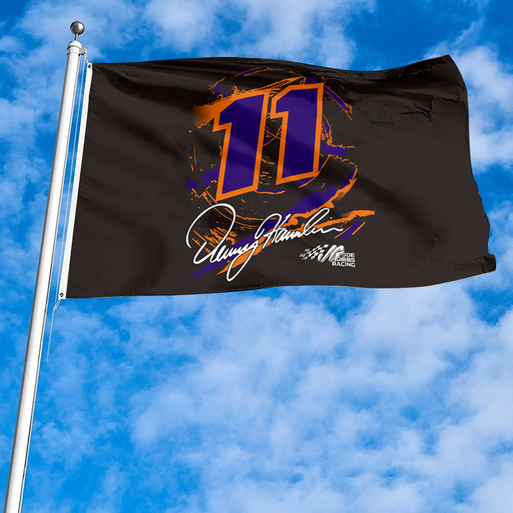 Fyon #11 Joes Gibbs Racing Denny Hamlin Flag Banner