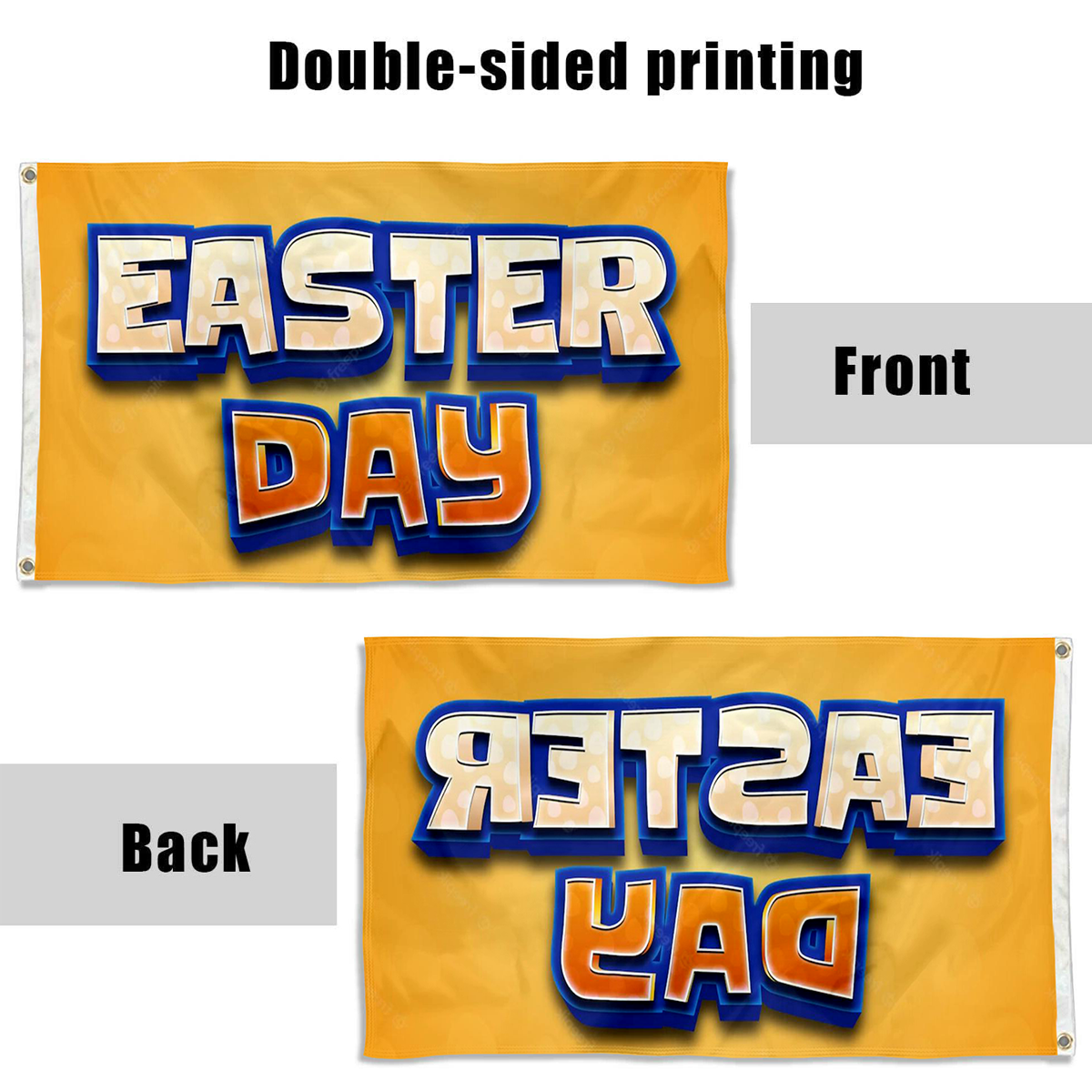 Fyon Happy Easter flag Indoor and outdoor banner 2231423