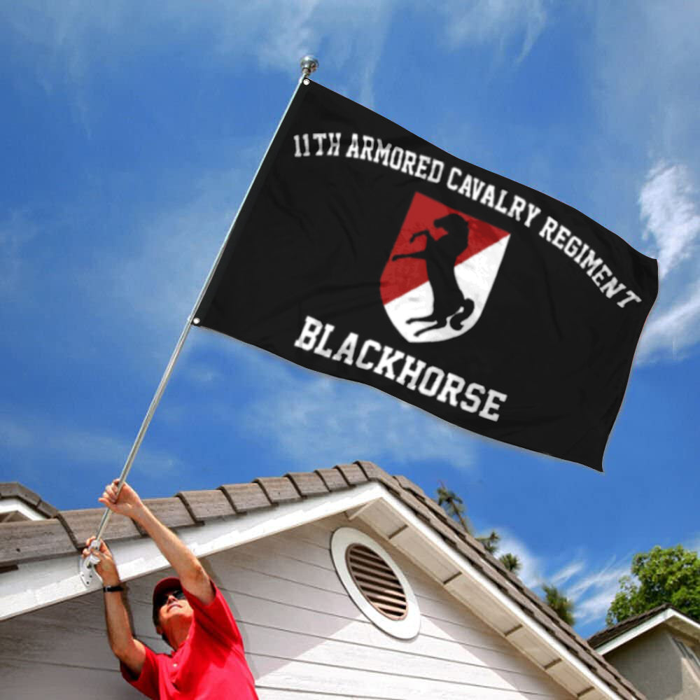 Fyon 11th Armored Calvary Regiment Flag Indoor and outdoor banner