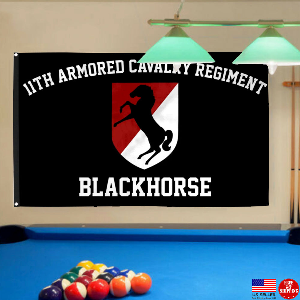Fyon 11th Armored Calvary Regiment Flag Indoor and outdoor banner