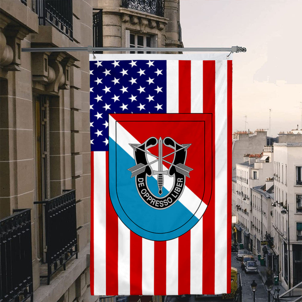 Fyon 11th Special Forces Group Flag Indoor and outdoor banner