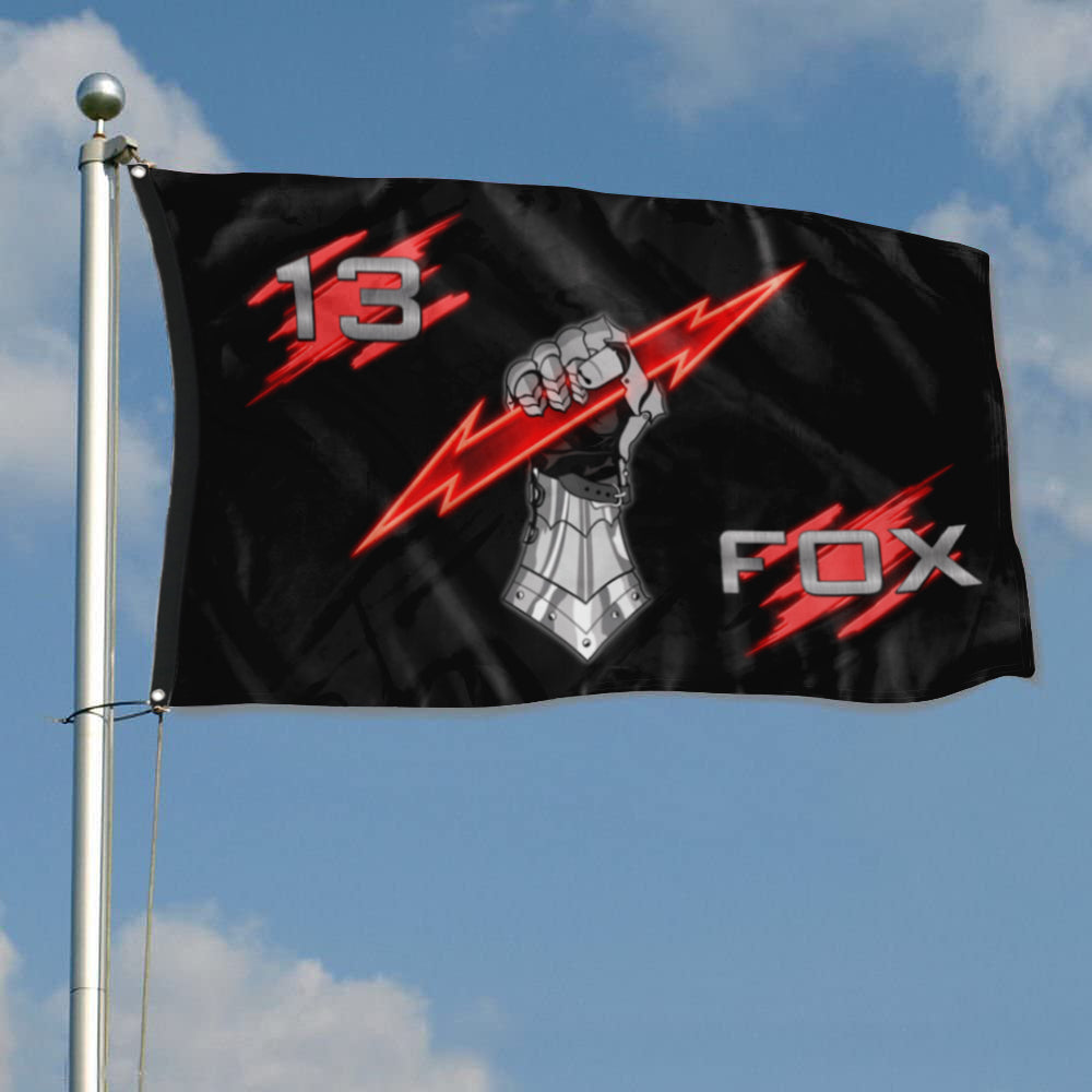 Fyon 13 Fox Fist Flag Indoor and outdoor banner