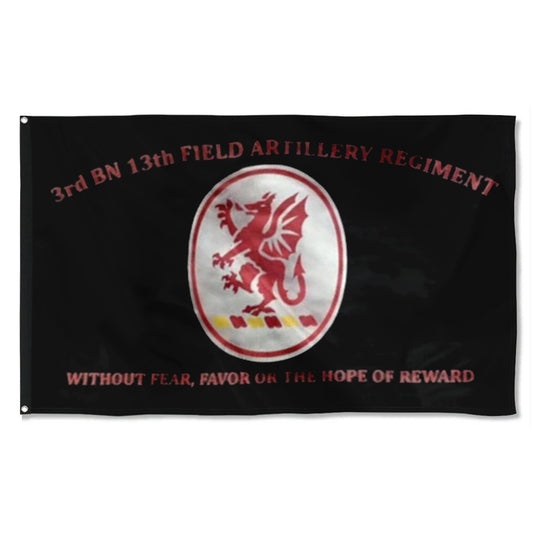 Fyon 13th Field Artillery Flag Indoor and outdoor banner