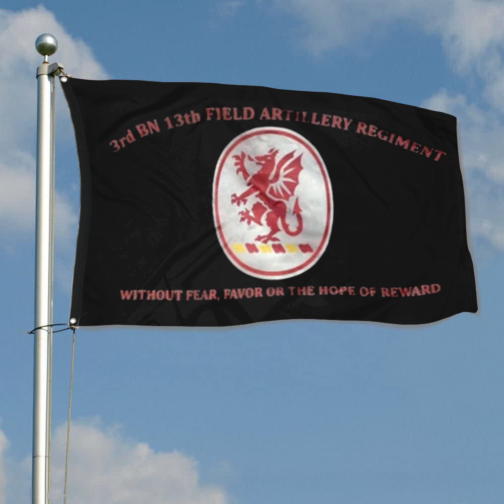 Fyon 13th Field Artillery Flag Indoor and outdoor banner