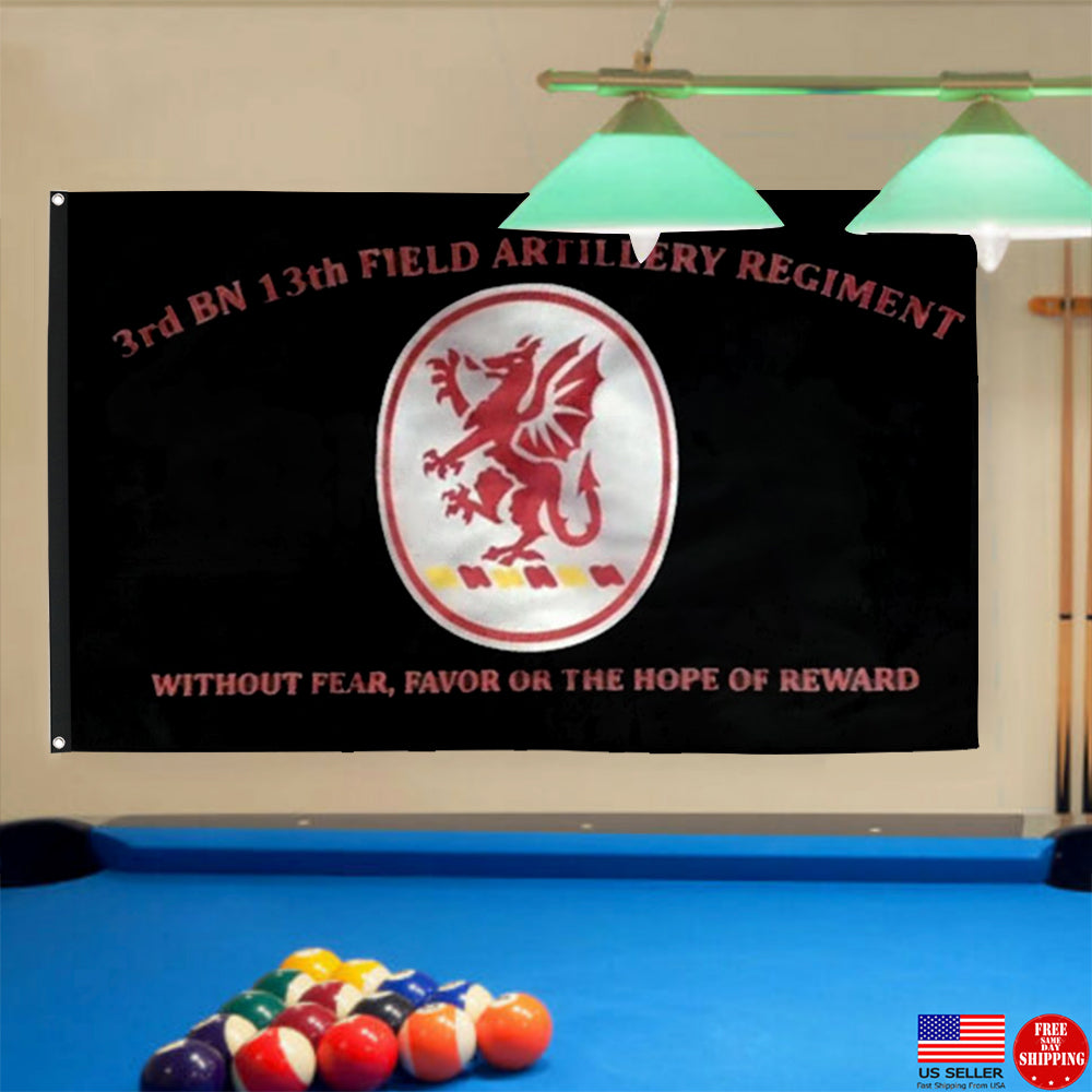Fyon 13th Field Artillery Flag Indoor and outdoor banner