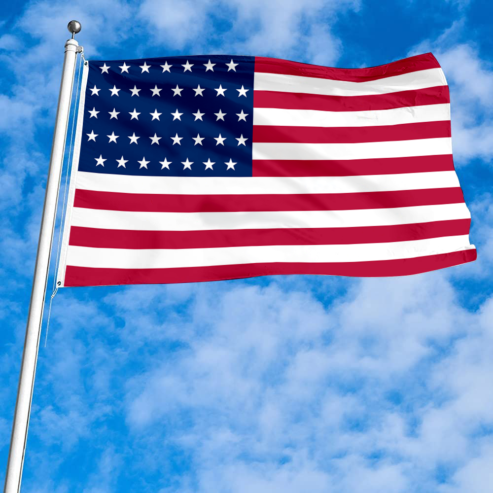 Fyon 1877–1890 the United States flag Banner