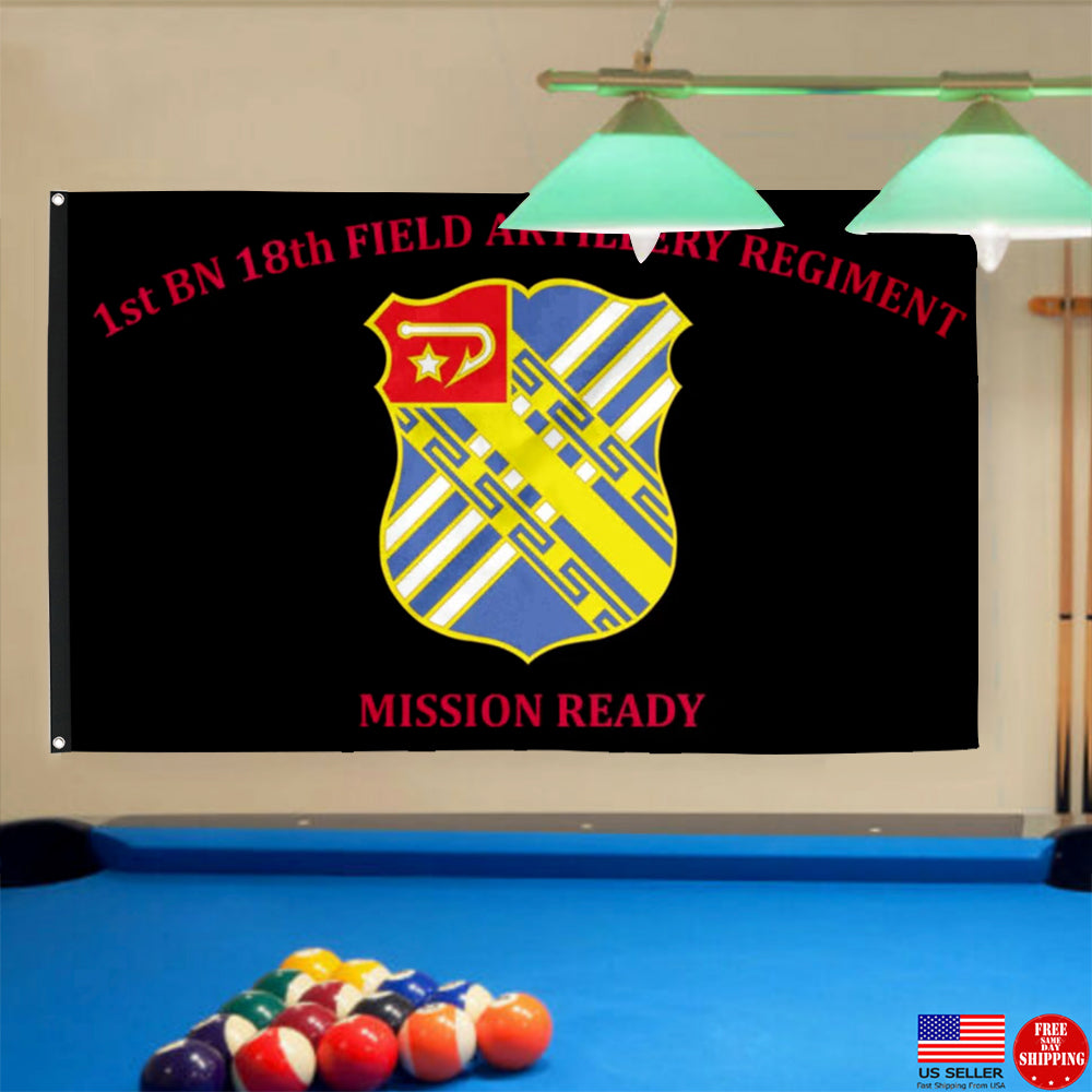 Fyon 18th Field Artillery Flag Indoor and outdoor banner