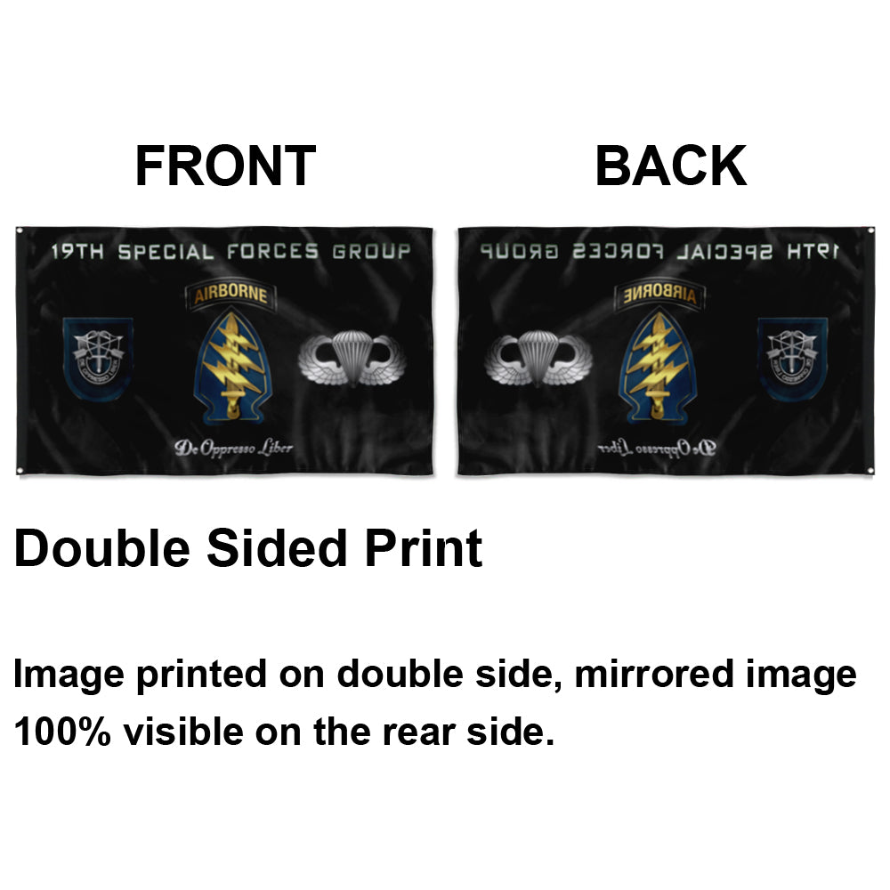 Fyon 19th SFG Airborne Flag Indoor and outdoor banner