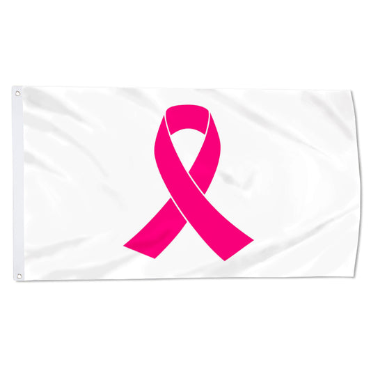 Fyon Pink Ribbon Flag Banner