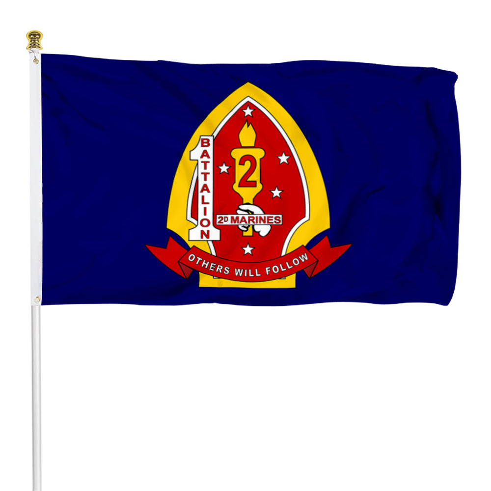 Fyon 1st Battalion 2nd Marine Regiment Flag Banner