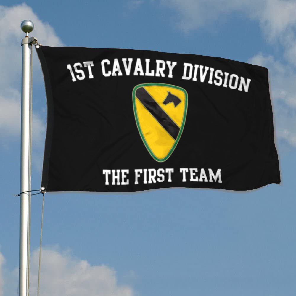 Fyon 1st Cavalry Division Flag Indoor and outdoor banner