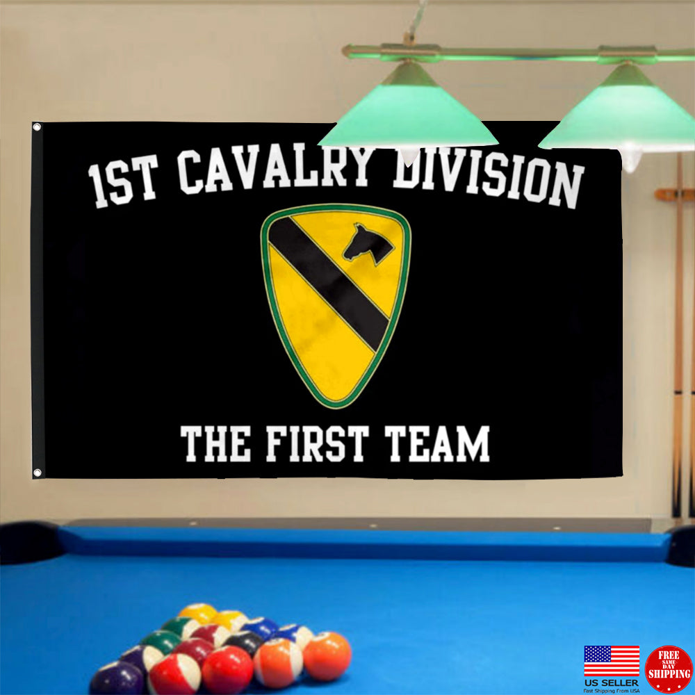 Fyon 1st Cavalry Division Flag Indoor and outdoor banner