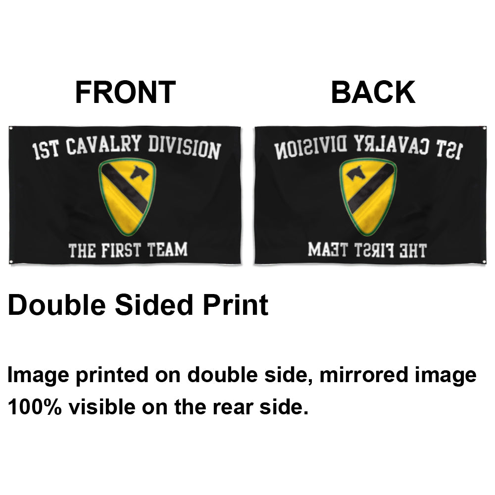 Fyon 1st Cavalry Division Flag Indoor and outdoor banner