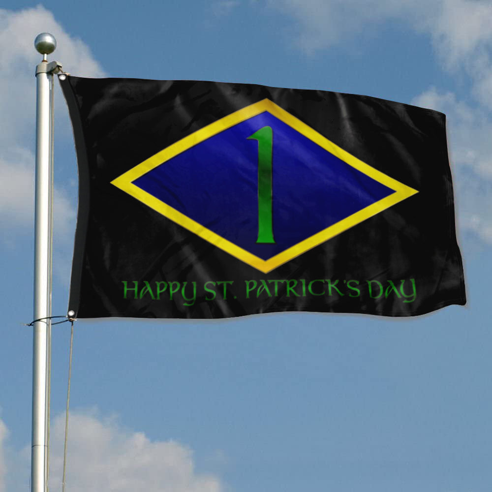 Fyon 1st HAPPY SAINT PATRICK'S DAY Flag Indoor and outdoor banner