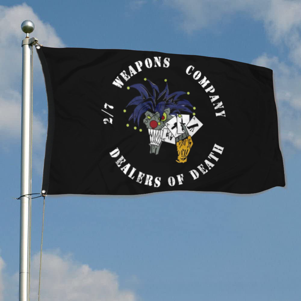Fyon 2-7 Weapons Company Flag Indoor and outdoor banner