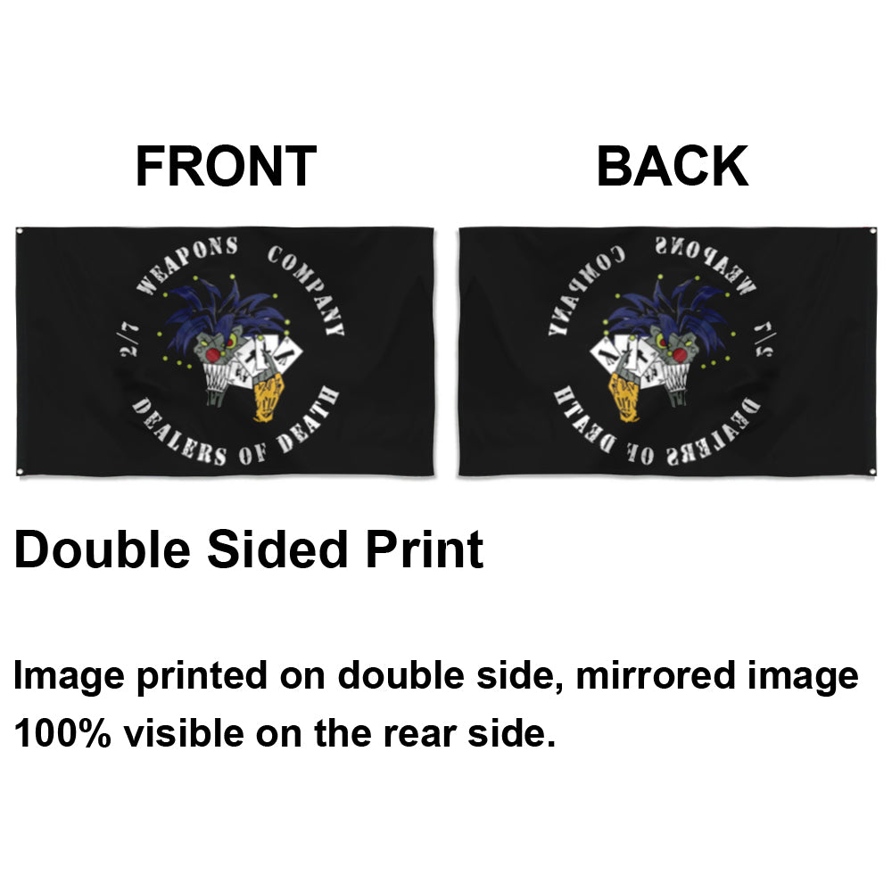 Fyon 2-7 Weapons Company Flag Indoor and outdoor banner