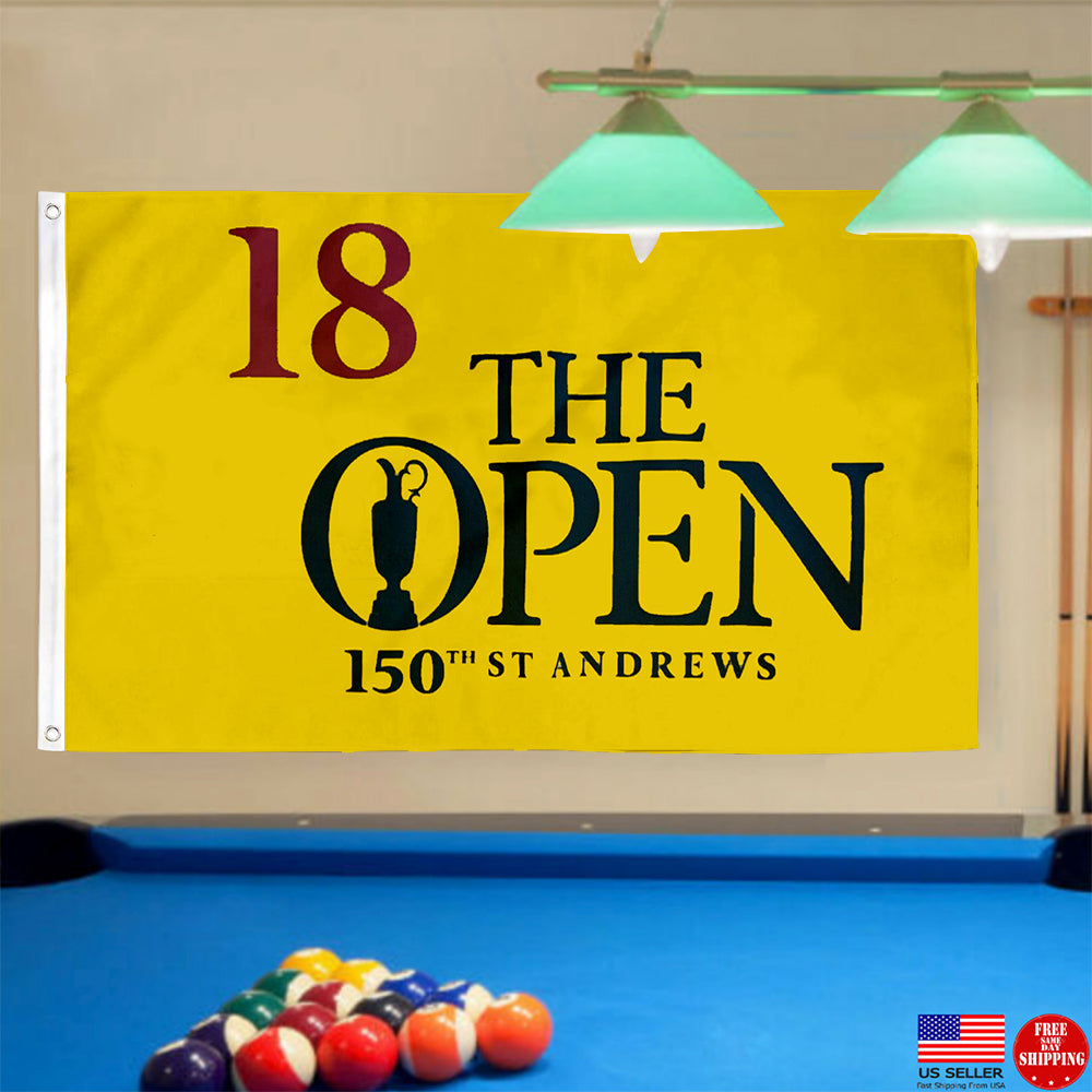 Fyon 2022 British Open Flag st. andrews 150th the open pin Flag Indoor and outdoor banner