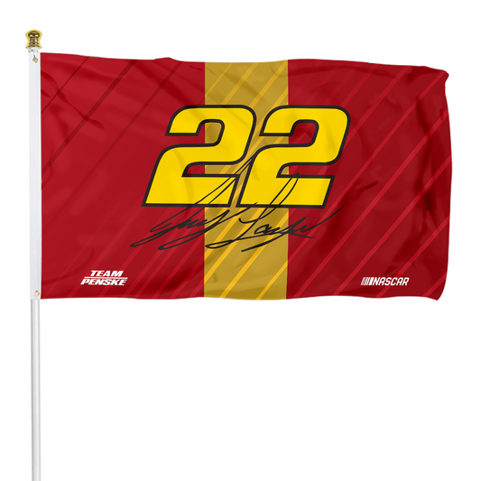 Fyon #22 Penskes Joey Logano Flag Banner