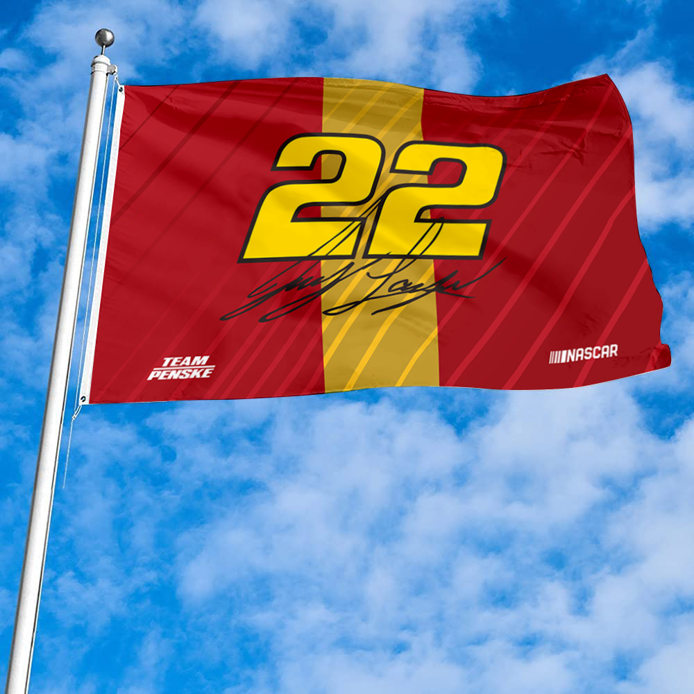 Fyon #22 Penskes Joey Logano Flag Banner