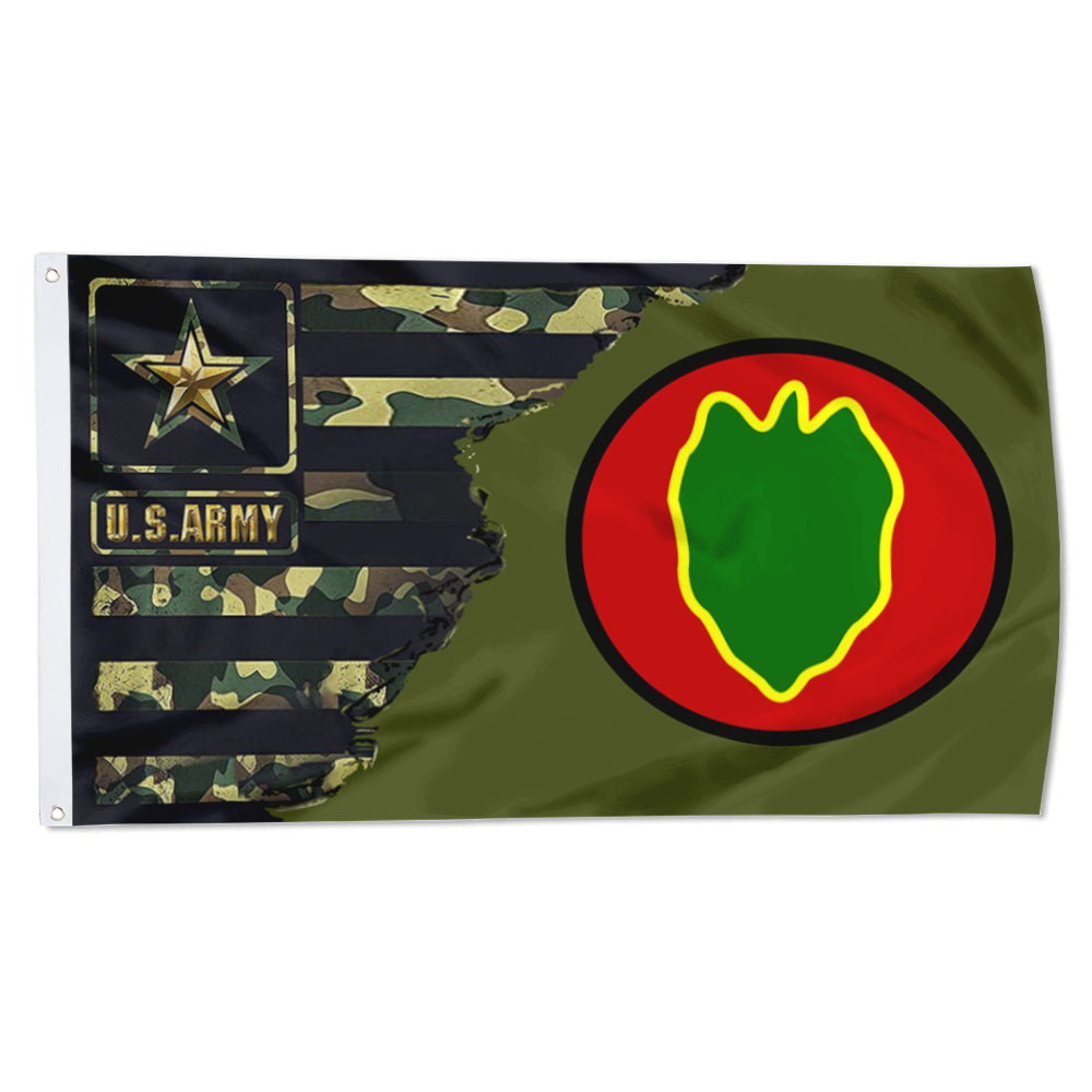 Fyon 24TH Infantry division Flag Banner
