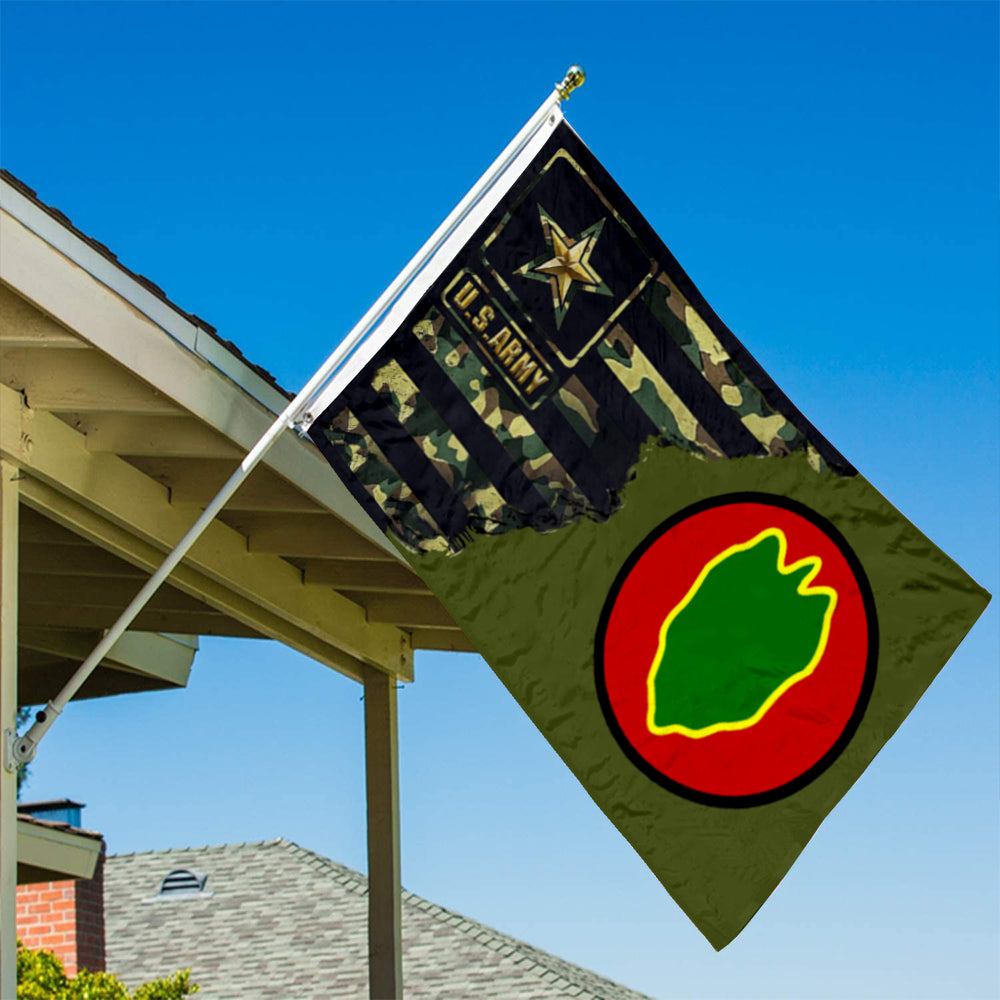 Fyon 24TH Infantry division Flag Banner