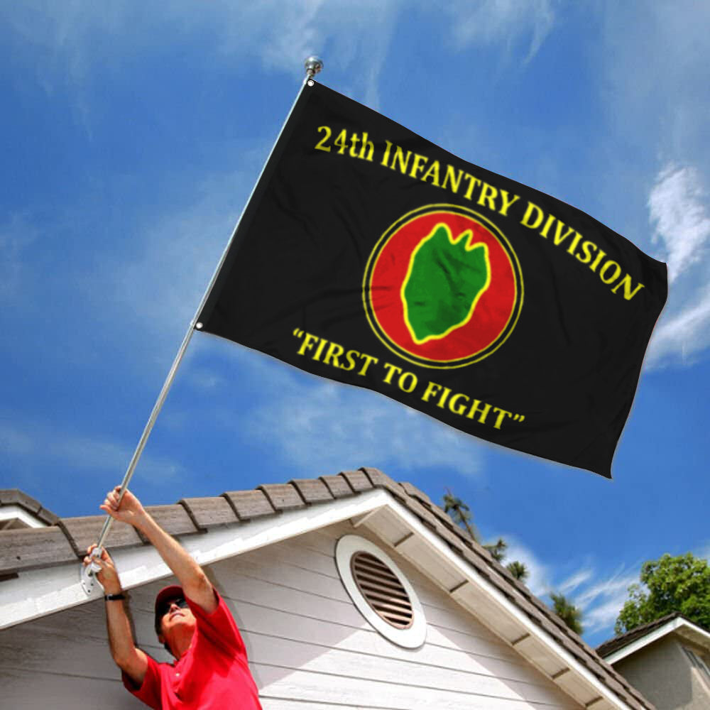 Fyon 24th Infantry Division Flag Indoor and outdoor banner