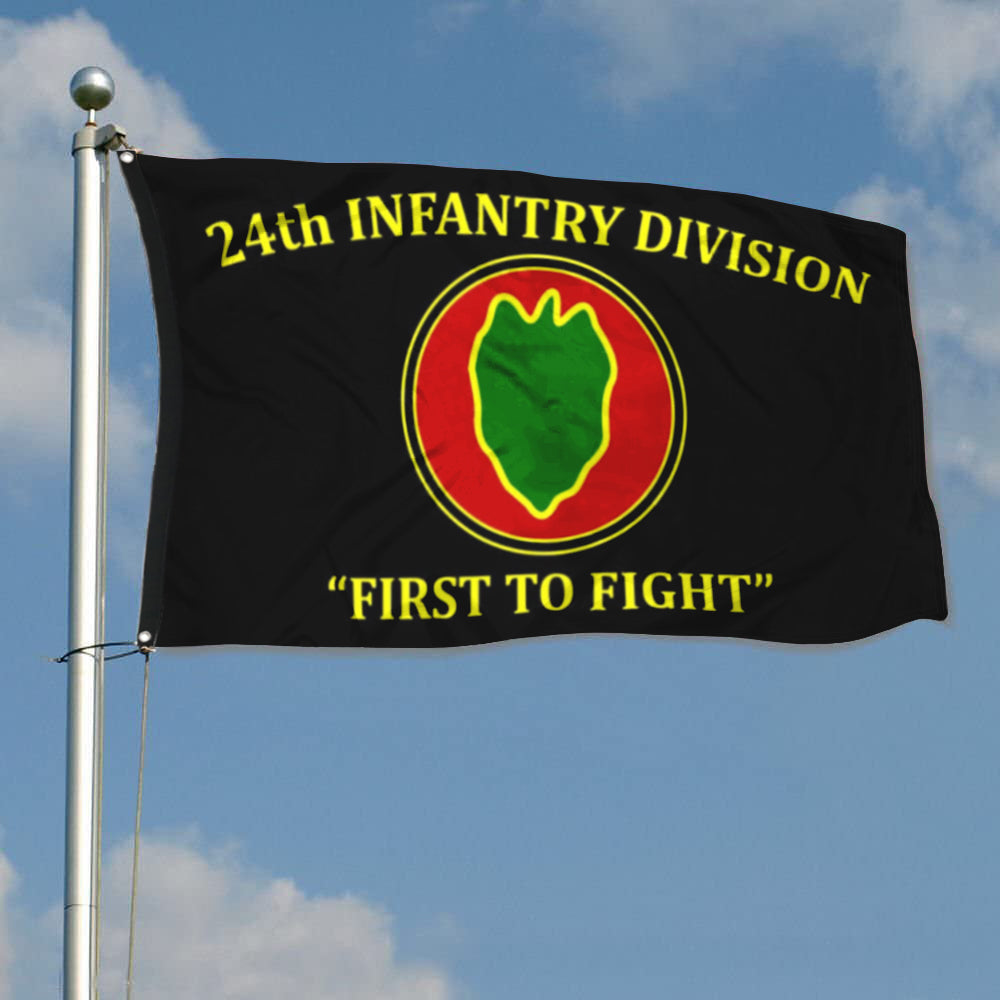 Fyon 24th Infantry Division Flag Indoor and outdoor banner