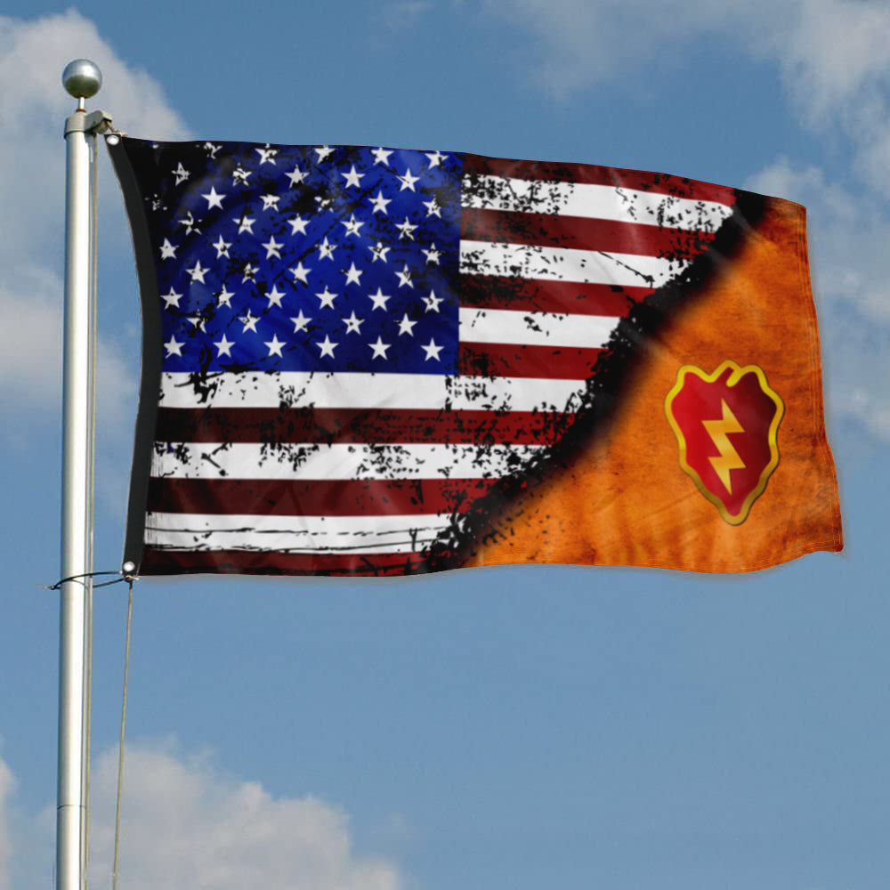 Fyon 25TH ID Stars And Stripes Flag Indoor and outdoor banner