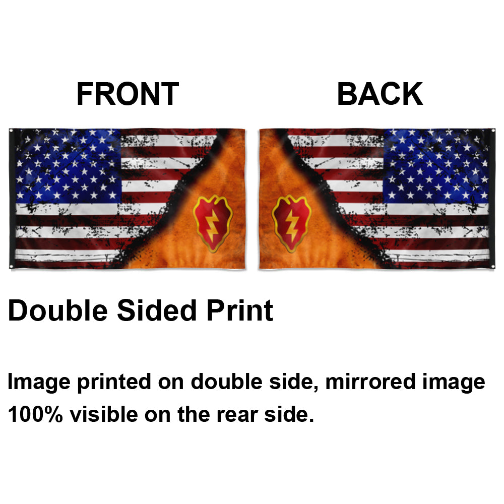Fyon 25TH ID Stars And Stripes Flag Indoor and outdoor banner