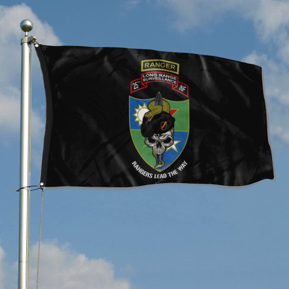 Fyon 25TH INF LRS SNAKE EATER FLAG Indoor and outdoor banner