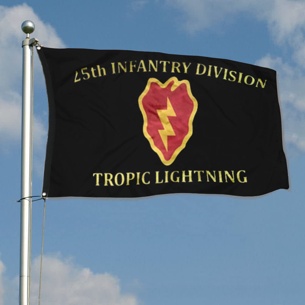 Fyon 25th Infantry Division Flag Indoor and outdoor banner