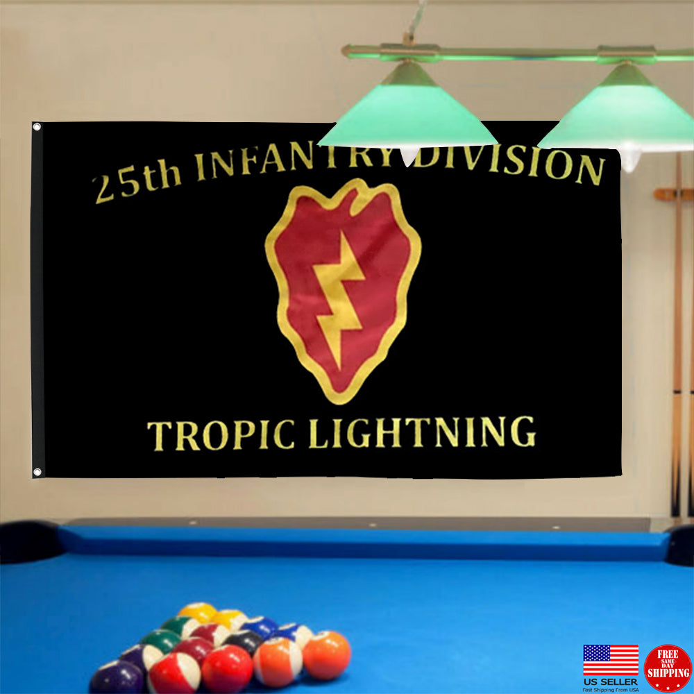 Fyon 25th Infantry Division Flag Indoor and outdoor banner