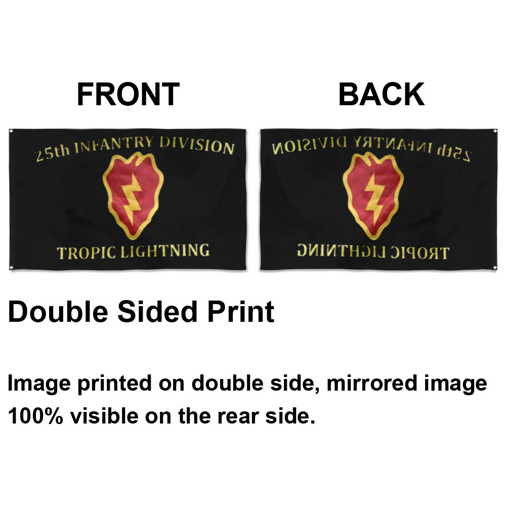 Fyon 25th Infantry Division Flag Indoor and outdoor banner