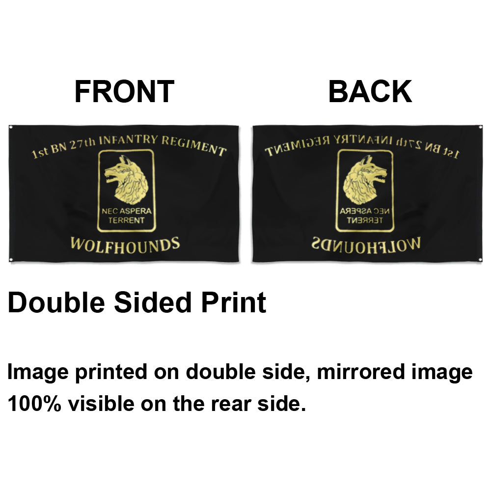 Fyon 27th IN. Custom Guidon Flag Indoor and outdoor banner