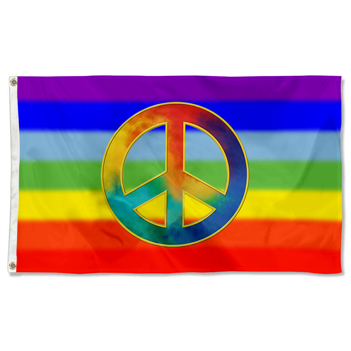 Fyon Rainbow Peace Flag Indoor and outdoor banner 01
