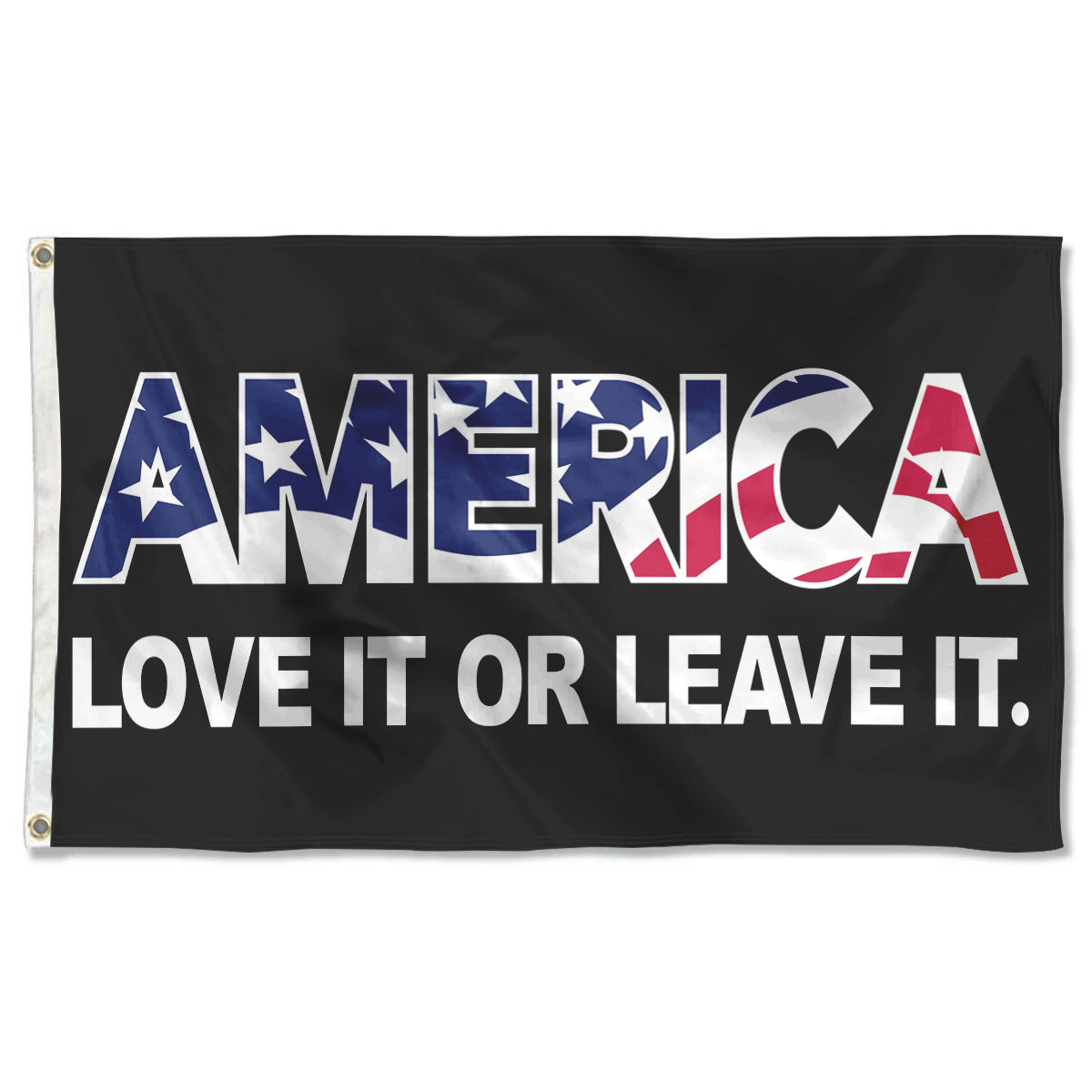 Fyon America Love it or Leave it flag Indoor and outdoor banner
