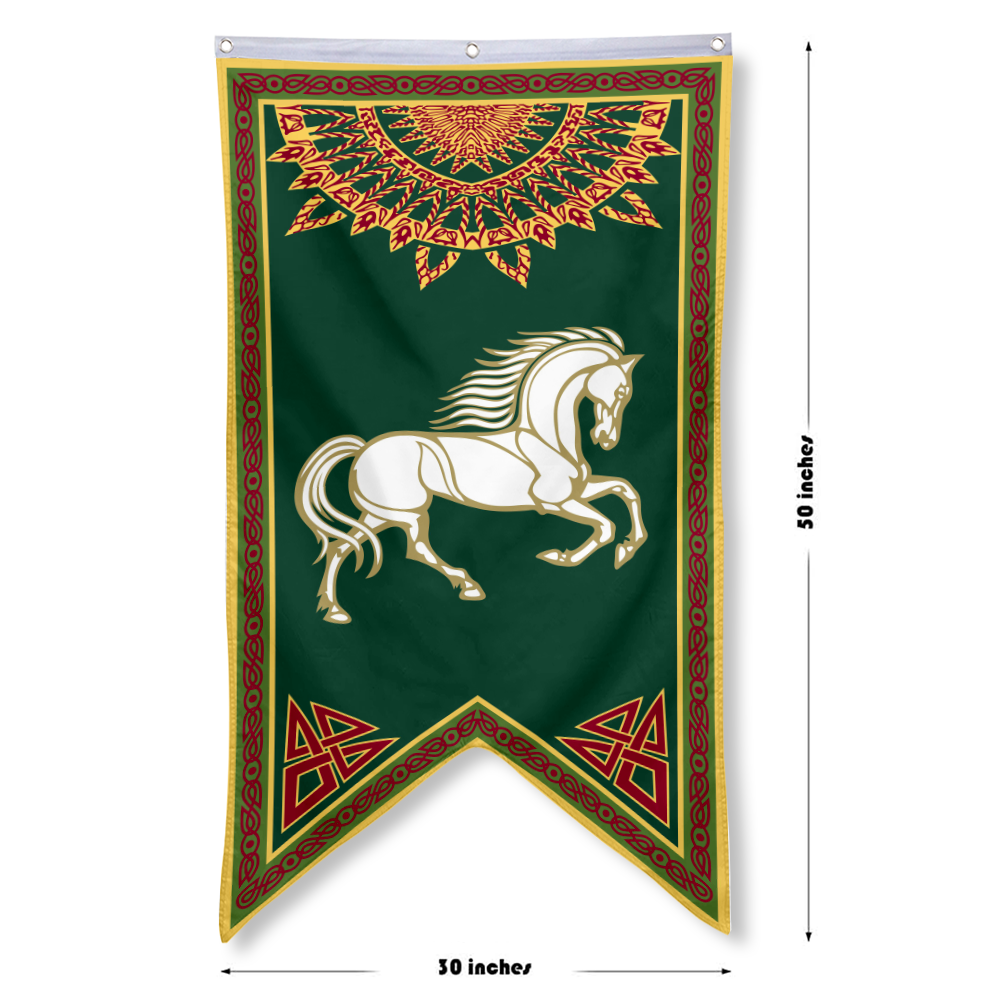 Fyon The Lord of the Rings LOTR Rohan Flag Banner 30x50inches 33023